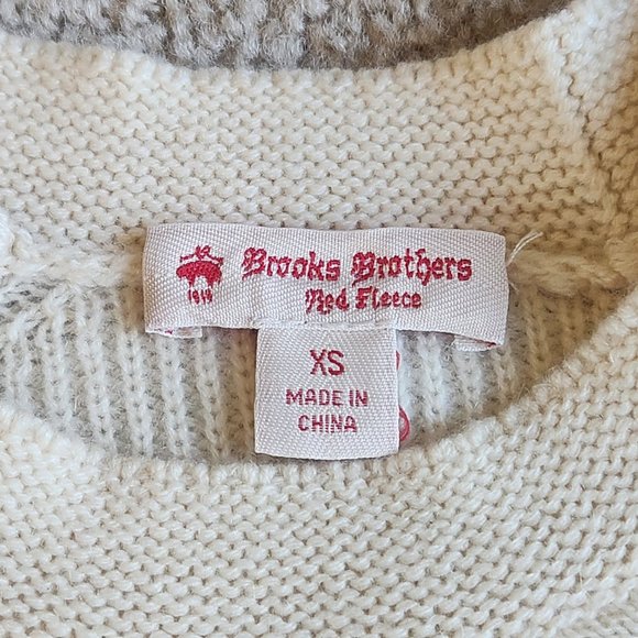 NWOT Brooks Brothers 100% cashmere "sweatshirt" sweater - Picture 3 of 11
